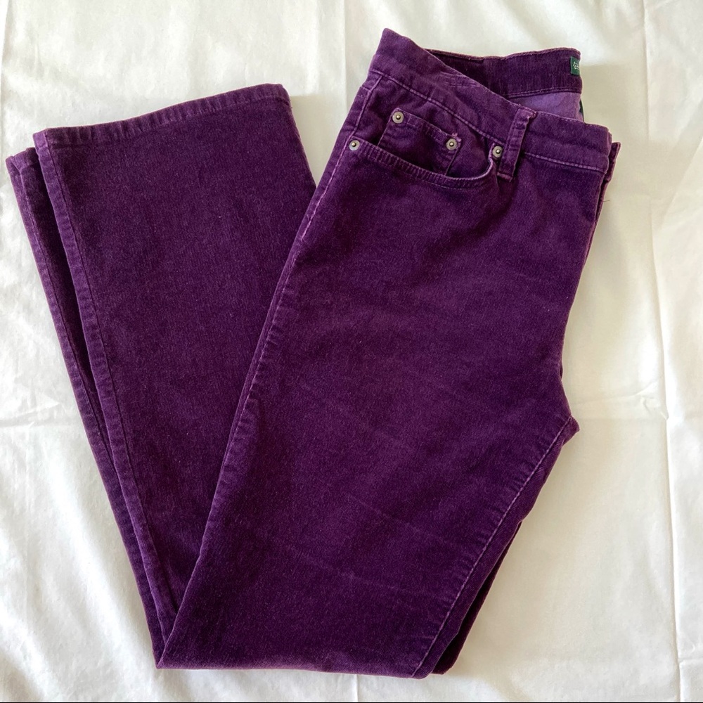 Ralph Lauren Contemporary Bootcut Corduroy Jeans